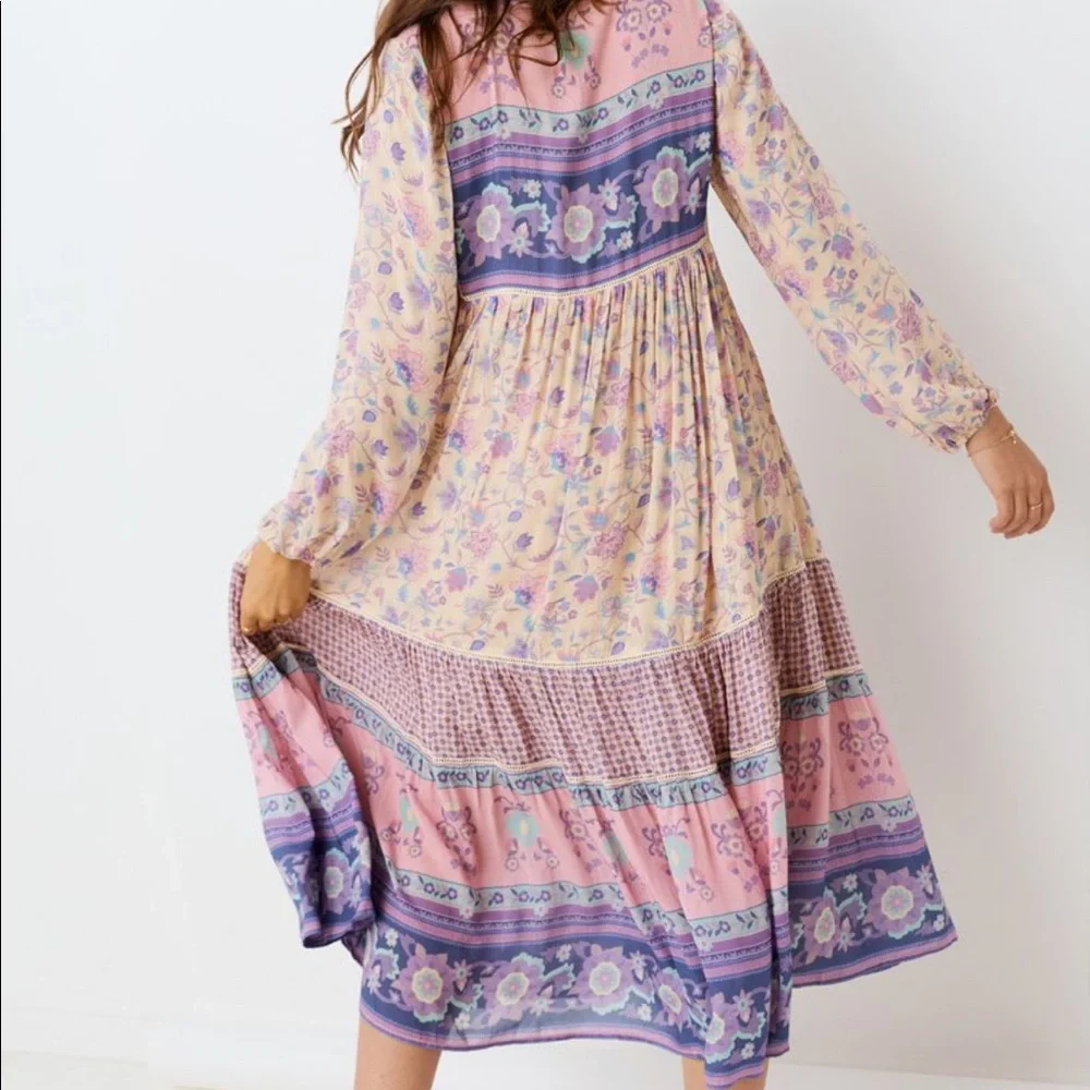 Spell Portobello Road Boho Dress in Lavender - Picture 4 of 13